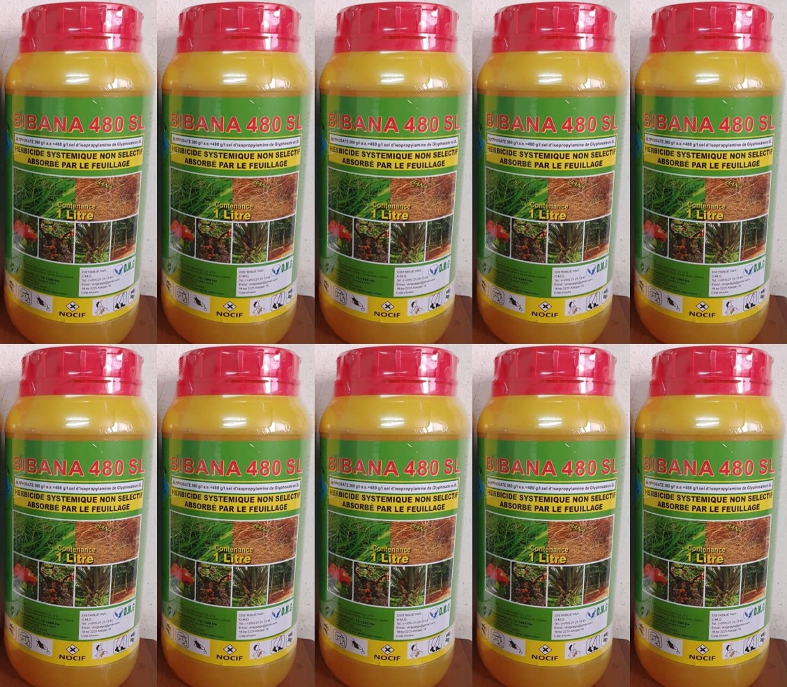 Herbicide Total – BIBANA 480 SL – 1 Carton De 10 Bidon