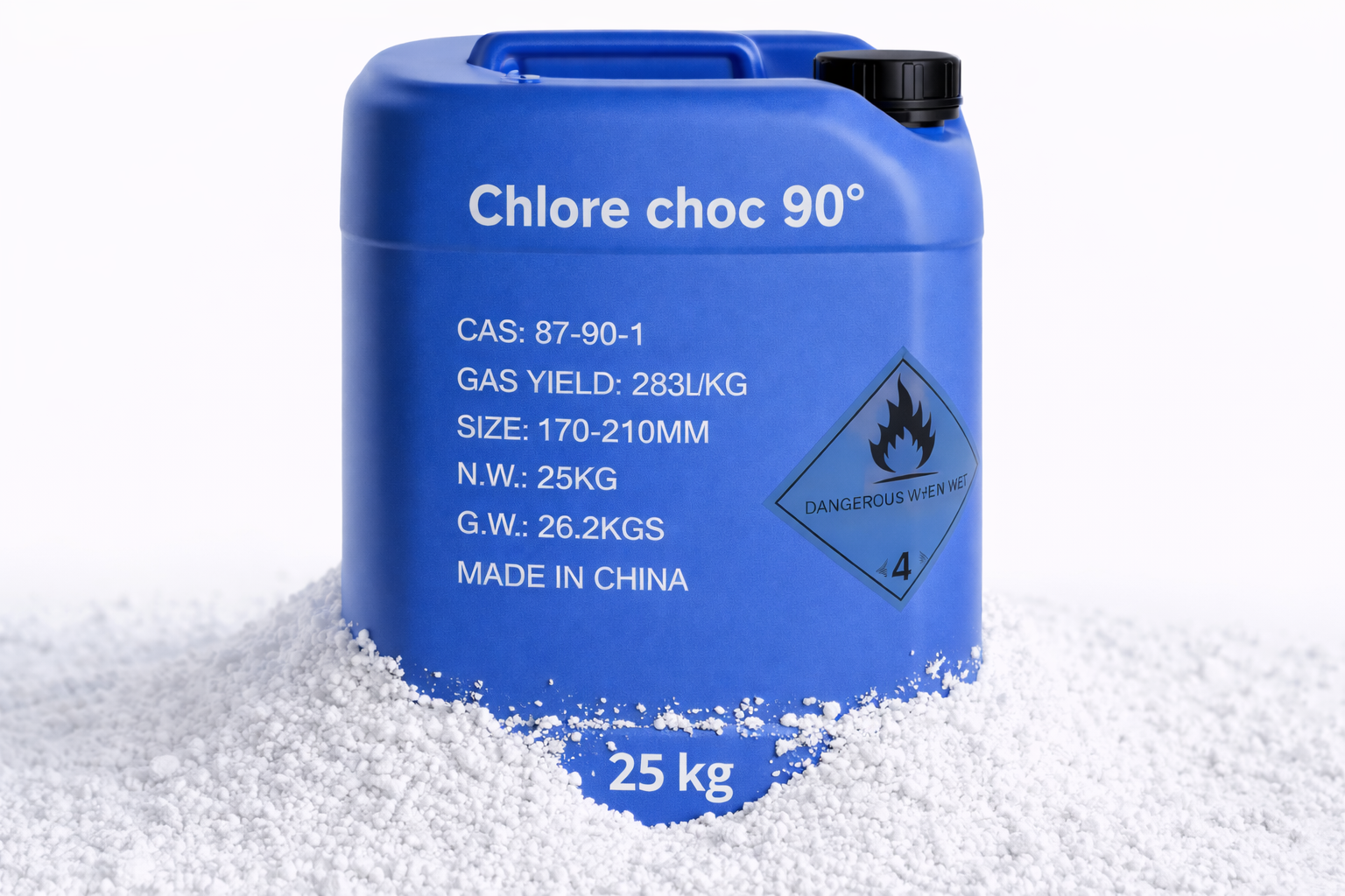 Chlore choc 90°