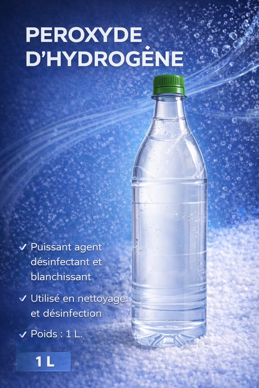 peroxyde d'ydrogène 1L